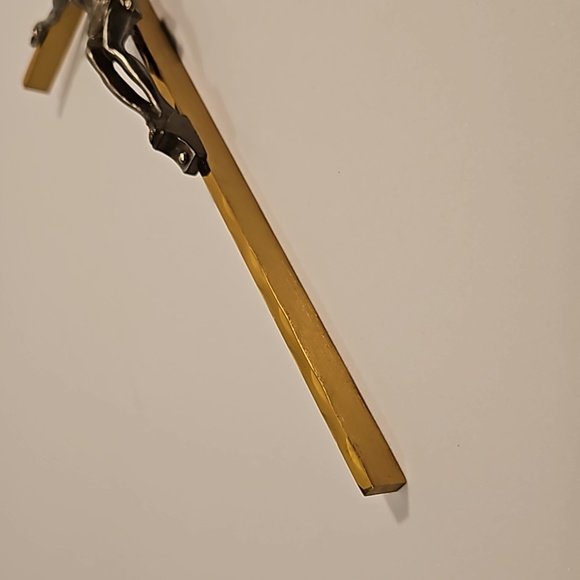 Holy Spiritual Religious Crucifix Cross in Pewter & Brass Finish (#4) - Picture 6 of 14